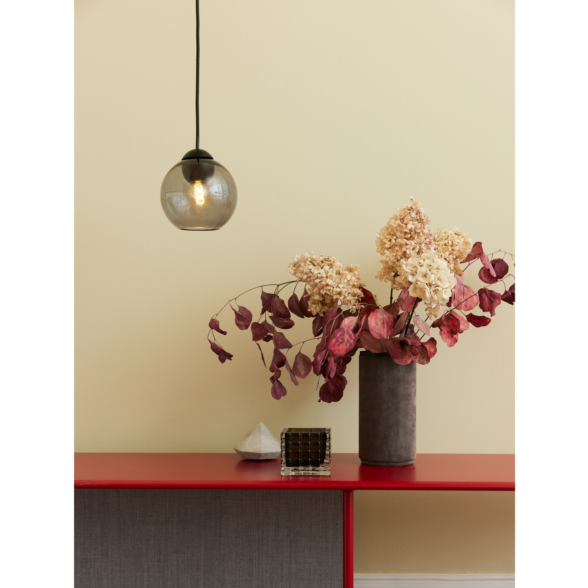 Bubbles Ø14 G9 smoke pendel