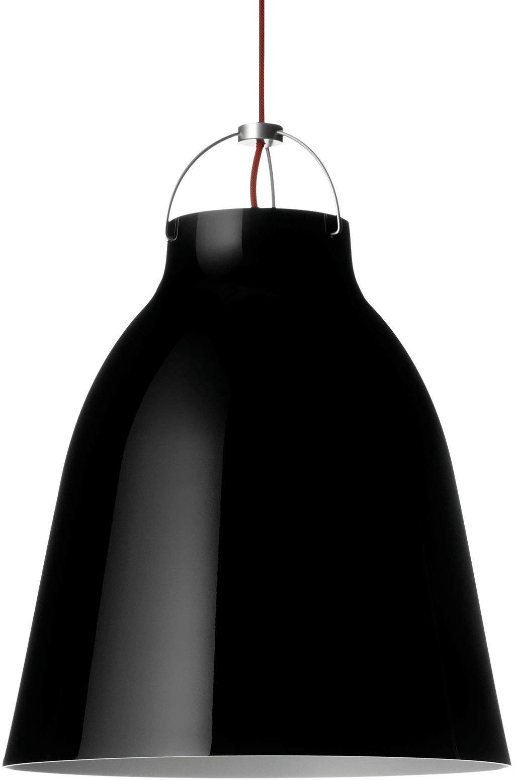 Caravaggio P3 pendel sort/rød
