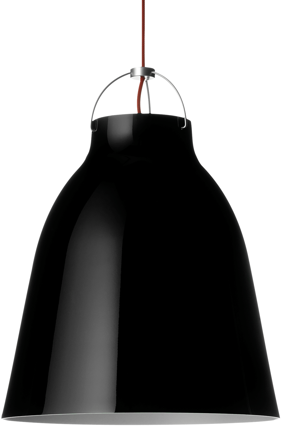 Caravaggio P3 pendel sort/rød