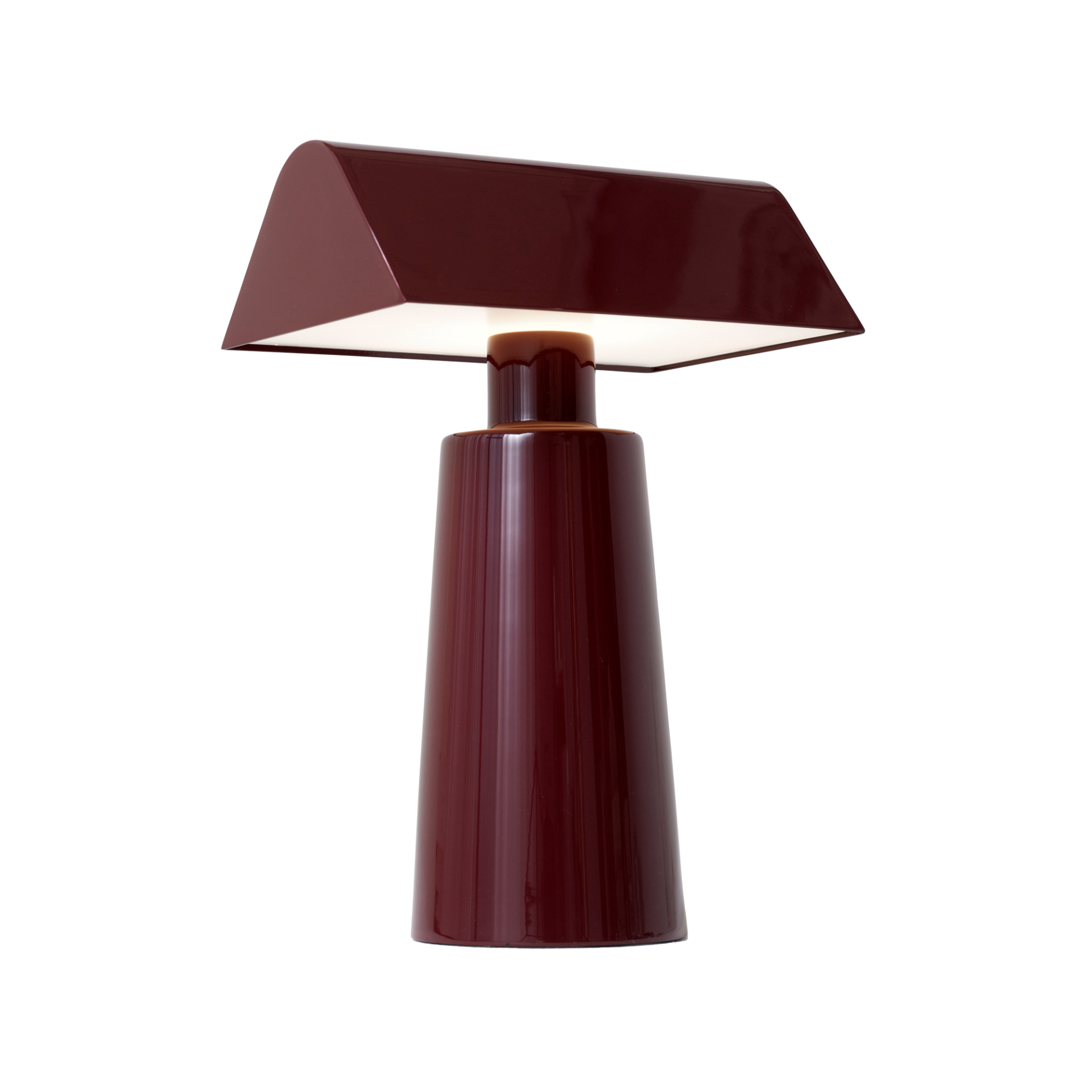 Caret portable MF1 Burgundy bordlampe