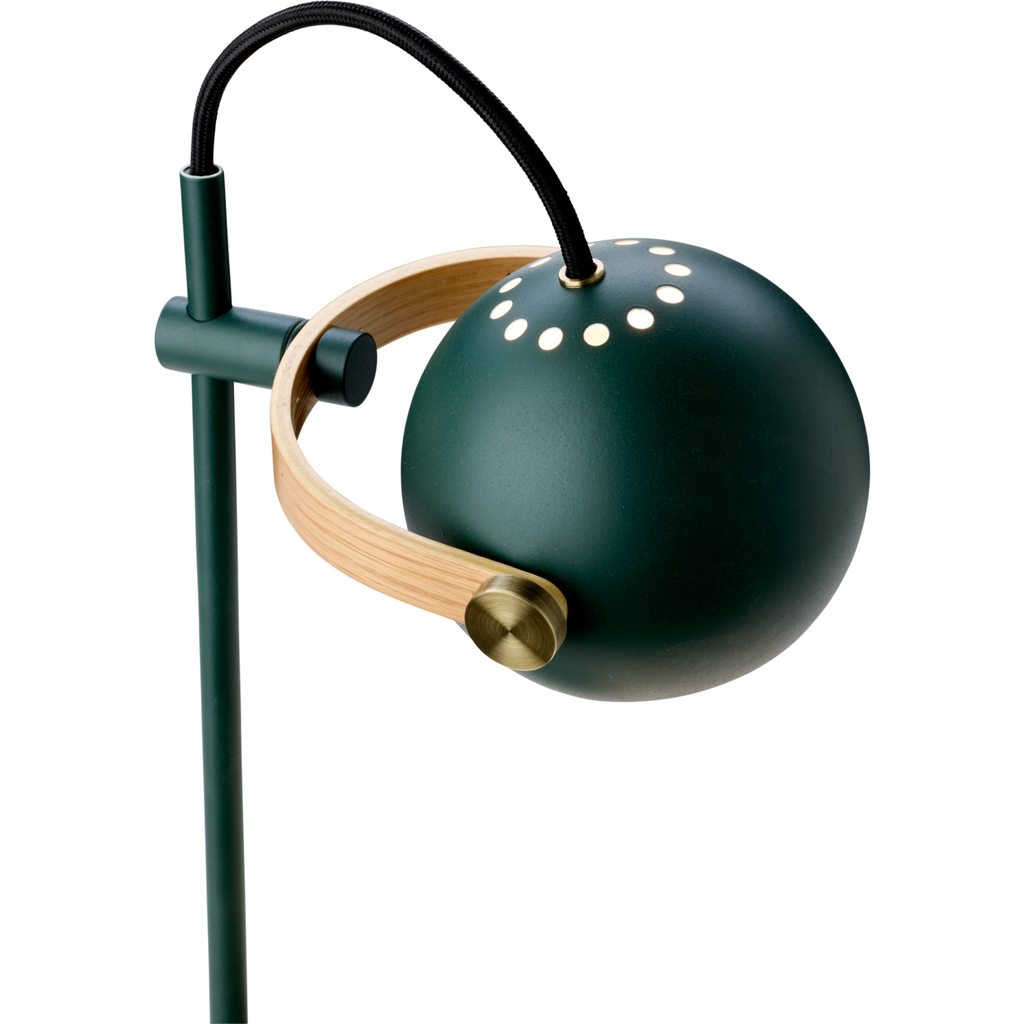 DC mørkegrøn transportabel lampe