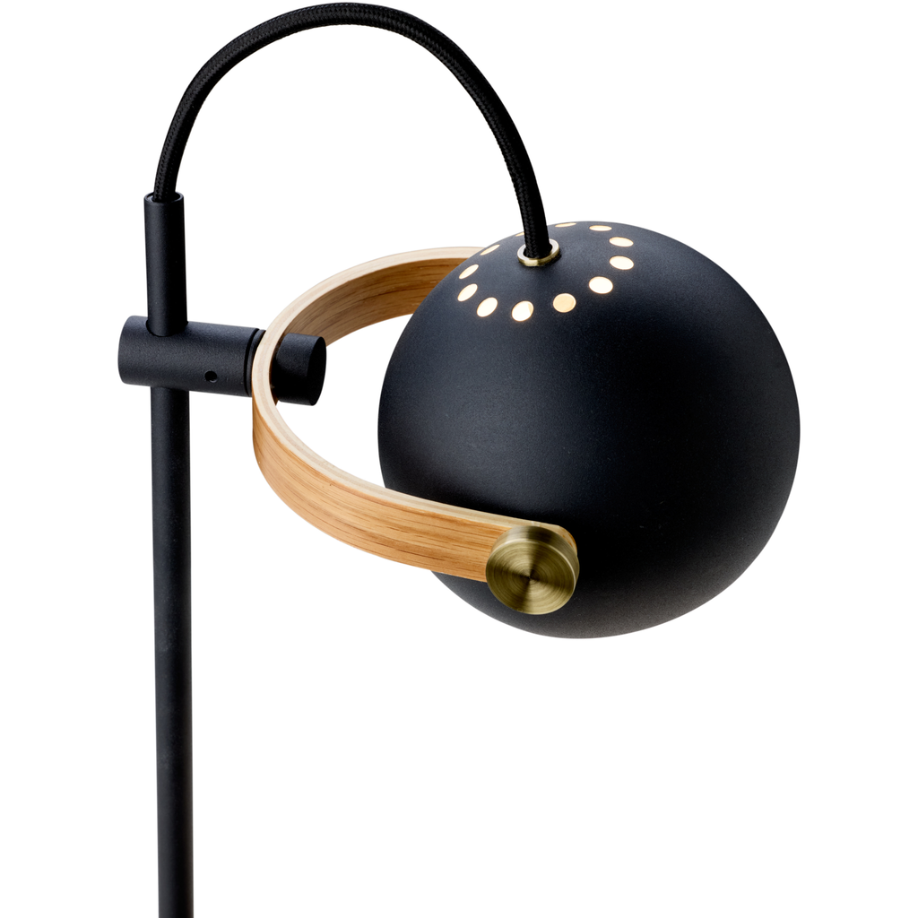 DC sort transportabel lampe