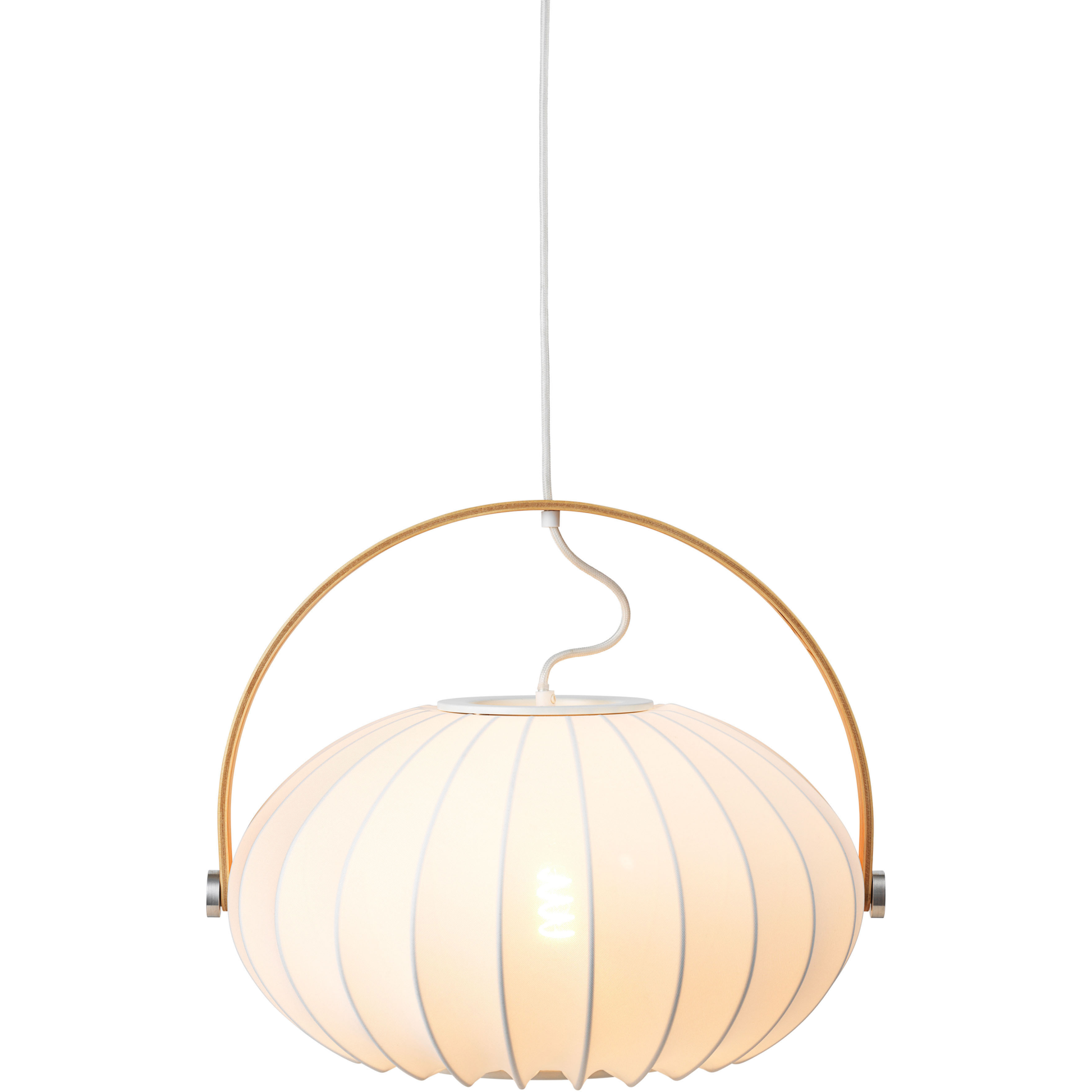 DC Ø40 tekstil hvid pendel