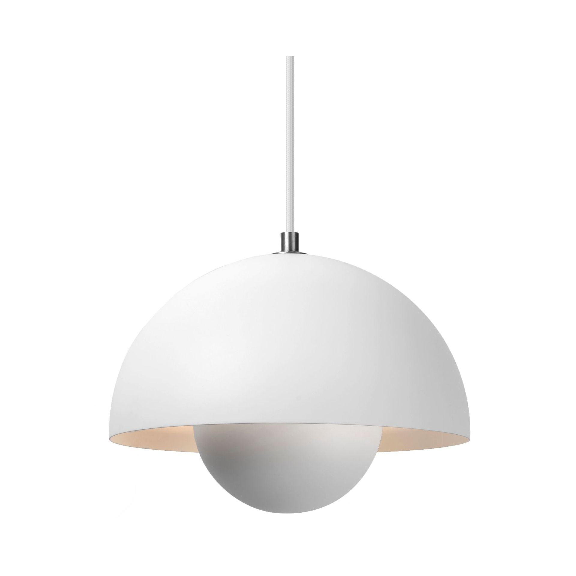 Flowerpot VP1 Mat hvid pendel