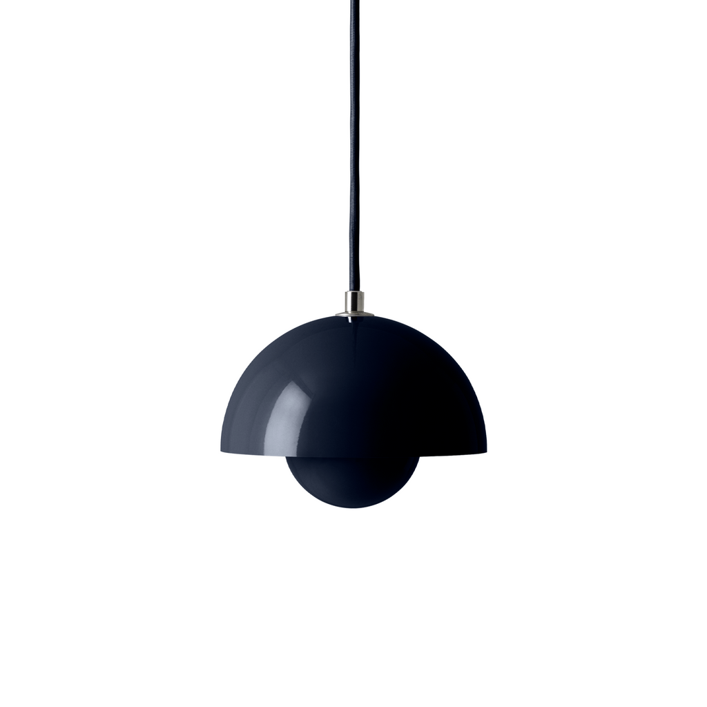 Flowerpot VP10 steel blue pendel