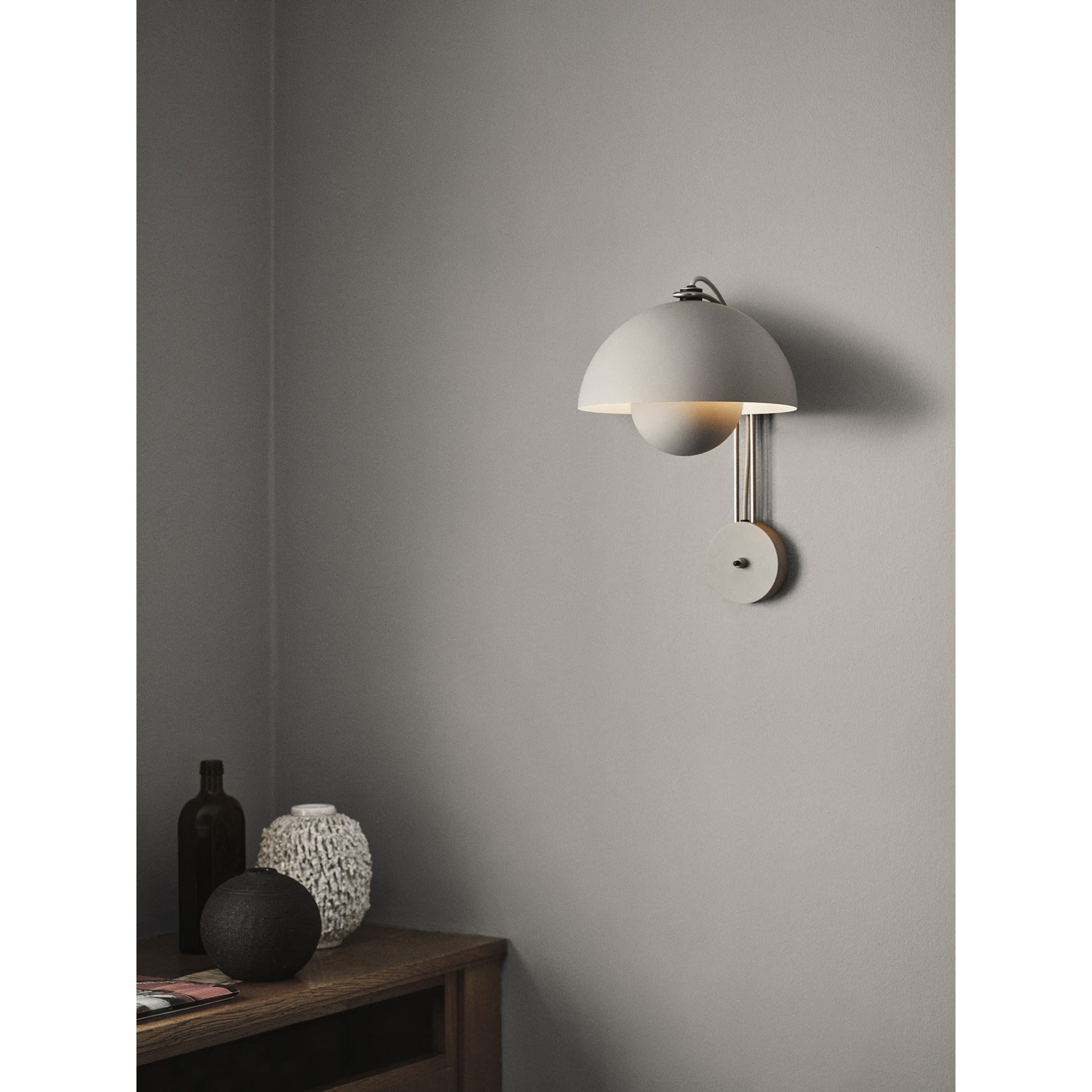 Flowerpot væglampe VP8 Mat hvid
