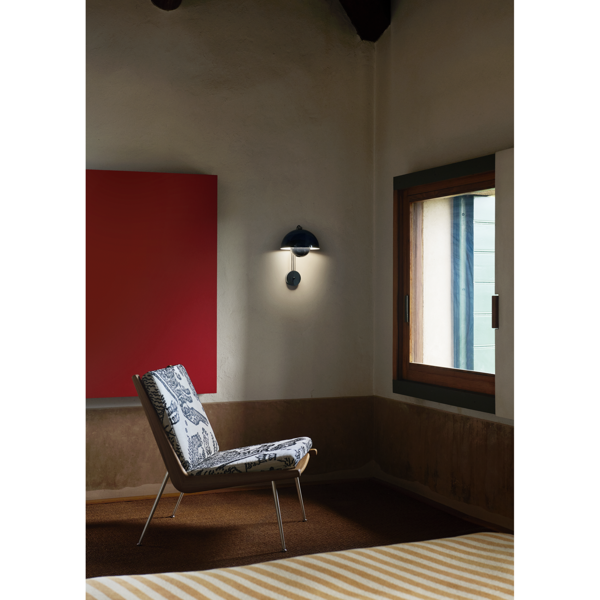 Flowerpot væglampe VP8 Steel Blue