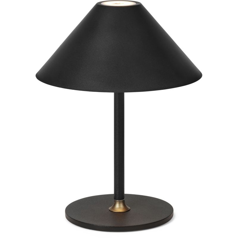 Hygge Ø15 sort batteri bordlampe