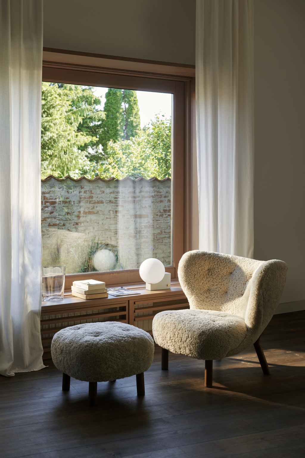 Journey SHY1 silk grey bordlampe