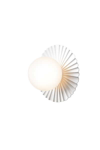 Liila Muuse Ø20 hvid/opal lille væg/loftslampe