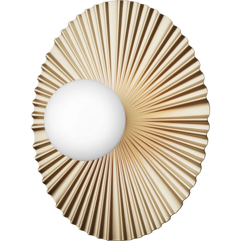 Liila Muuse Ø42 guld/opal medium væg/loftslampe