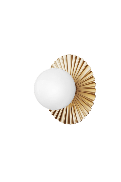 Liila muuse Ø20 guld/opal lille væg/loftslampe