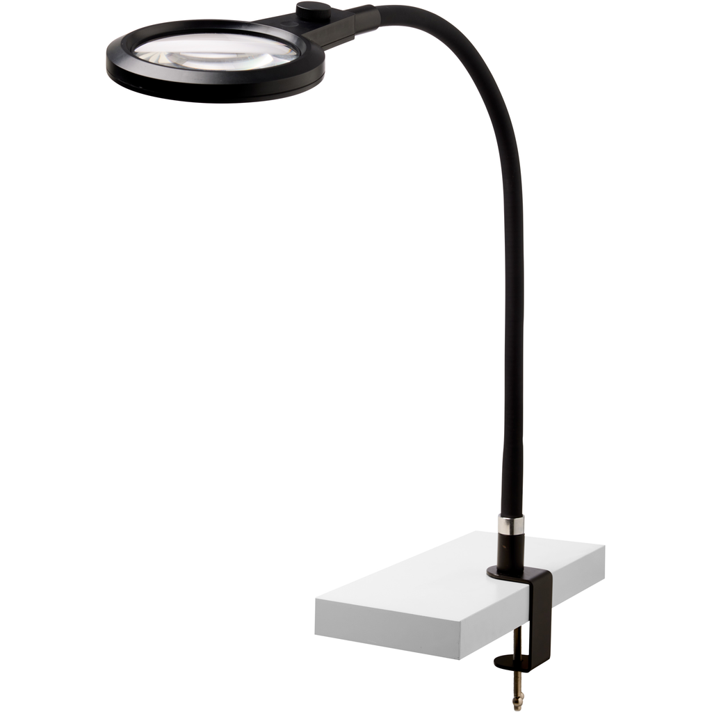 Maghni lup sort clips bordlampe