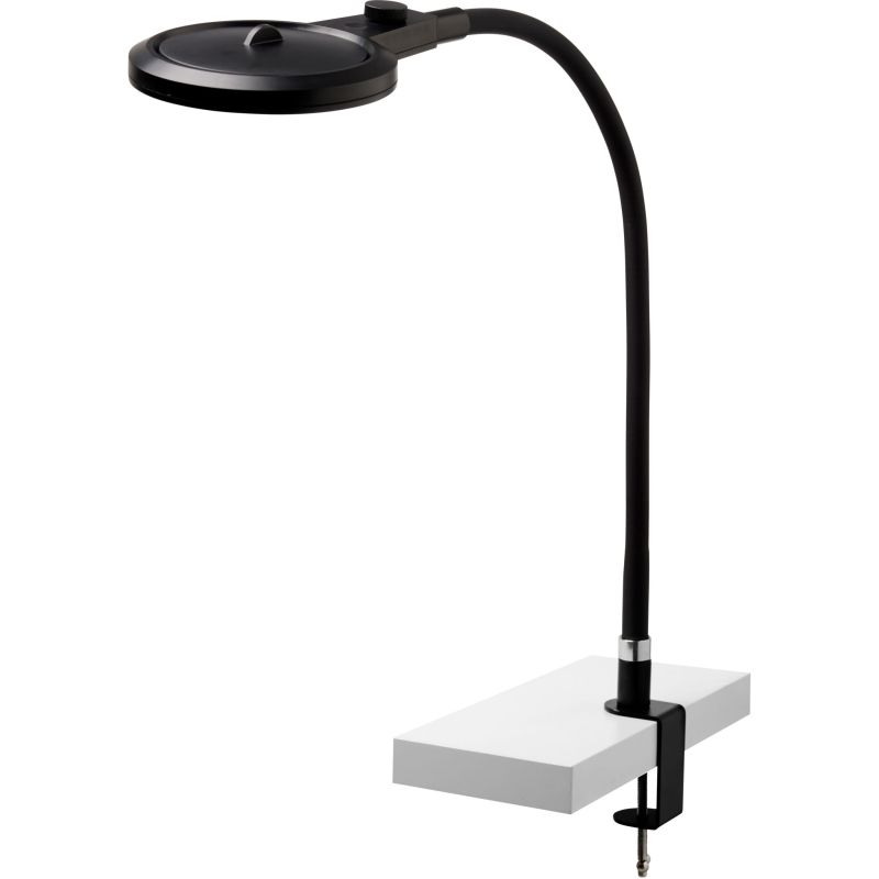 Maghni lup sort clips bordlampe