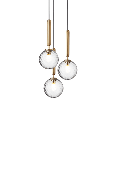 Miira 3 messing/klar klynge