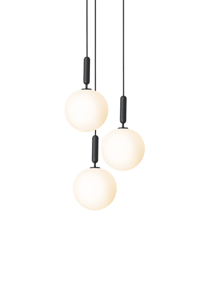 Miira 3 stengrå/opal klynge