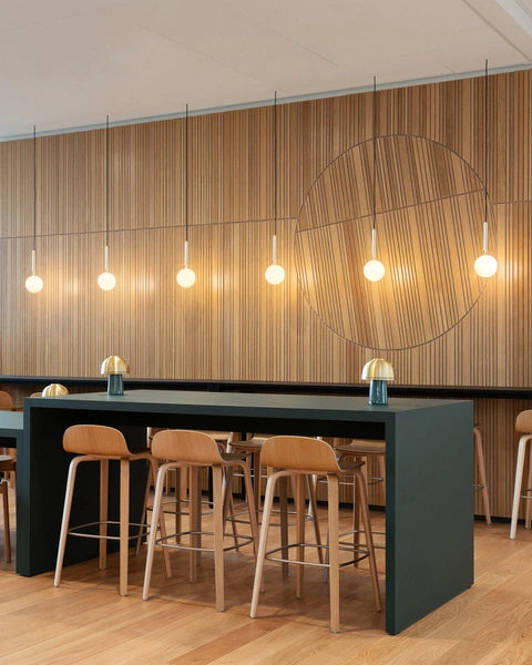 Miira 1 messing/opal pendel