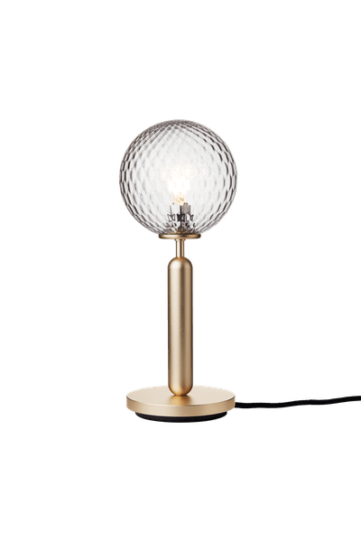 Miira messing/klar bordlampe