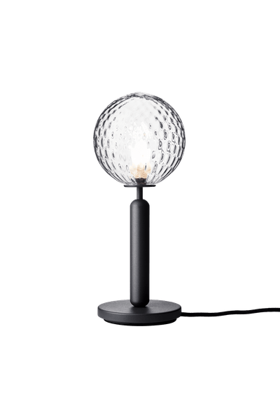 Miira stengrå/klar bordlampe