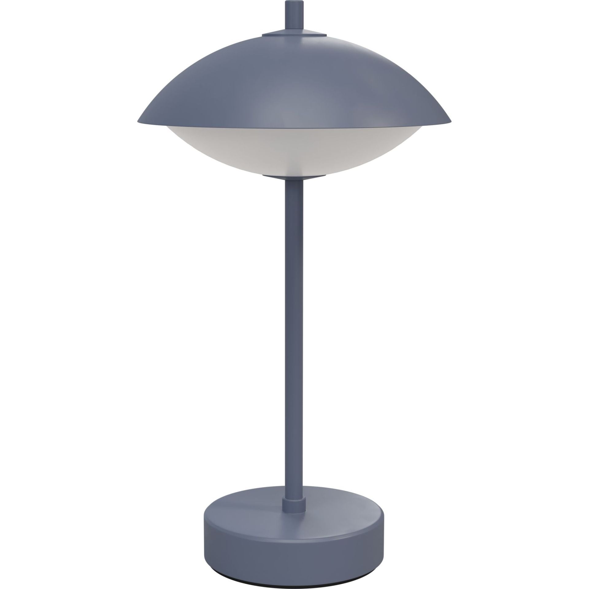Musling portable blå bordlampe
