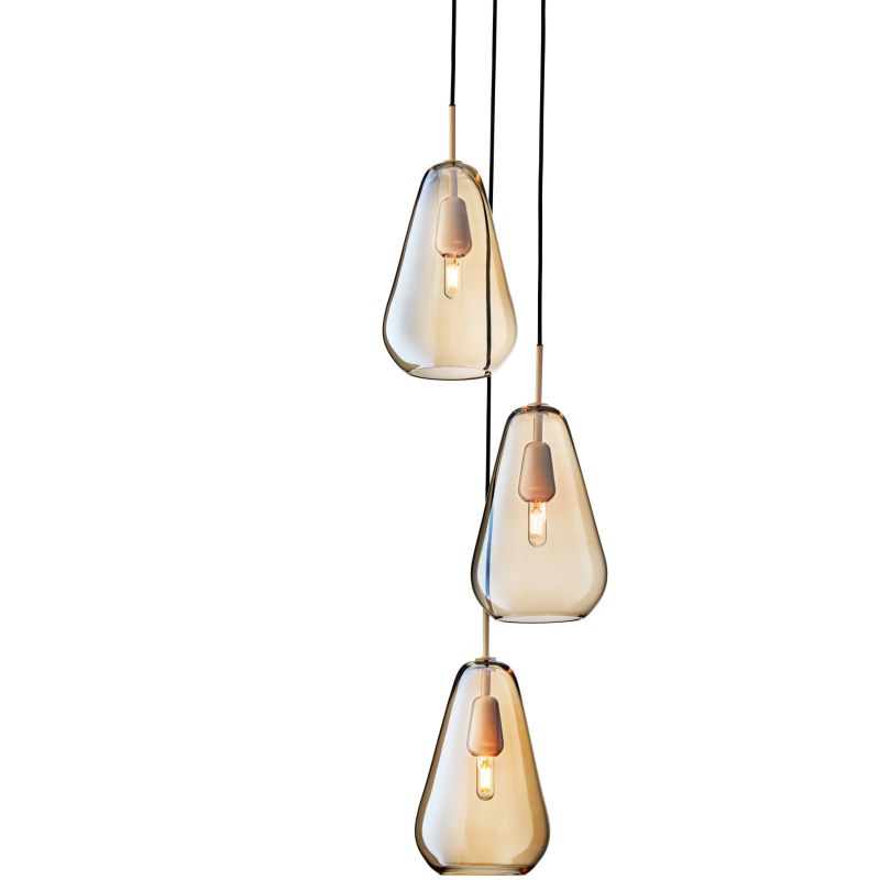 Anoli 3 nordisk guld/guld klynge