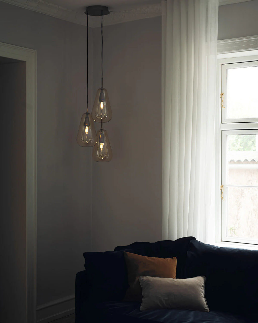 Anoli 3 nordisk guld/guld klynge