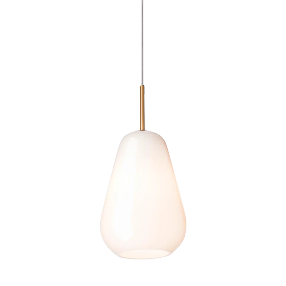 Anoli 1 lille nordisk guld/opal pendel