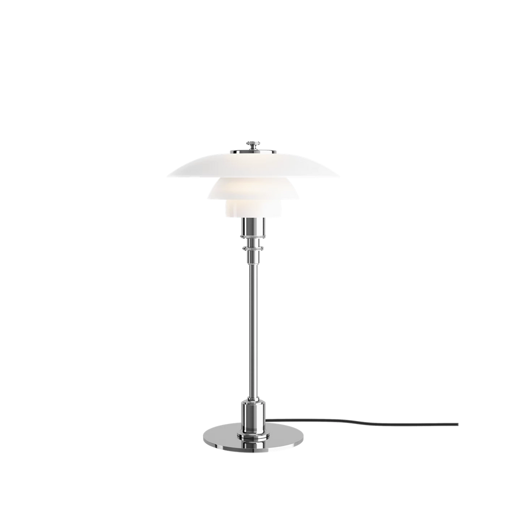 PH 2/1 bordlampe Højglansforkromet