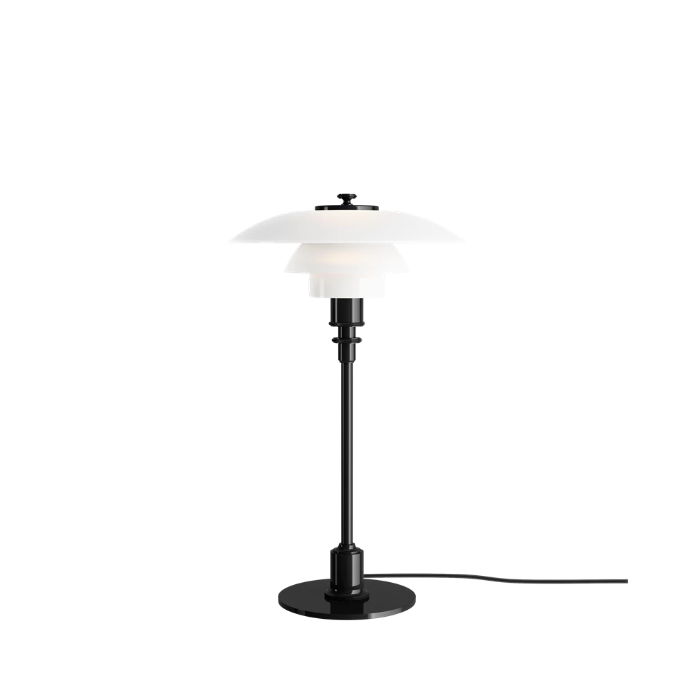 PH 2/1 Bordlampe sort metalliseret