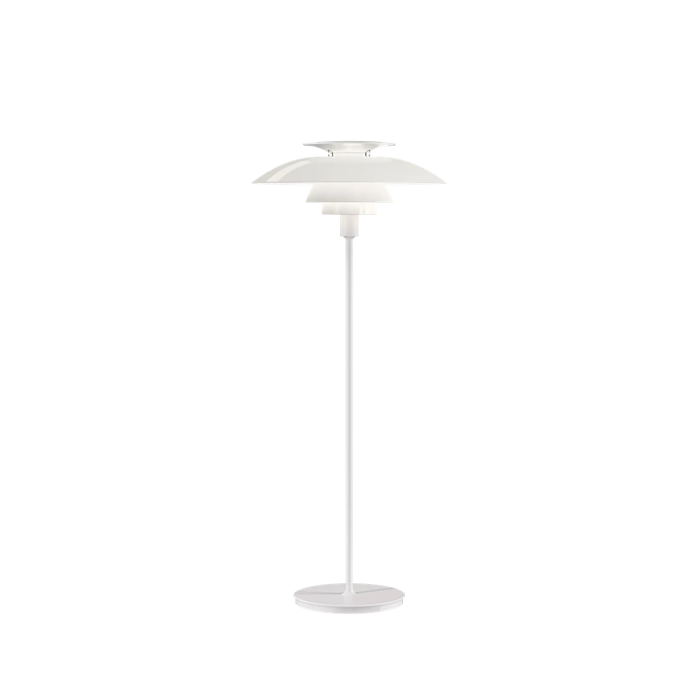 PH 80 gulvlampe opal/hvid