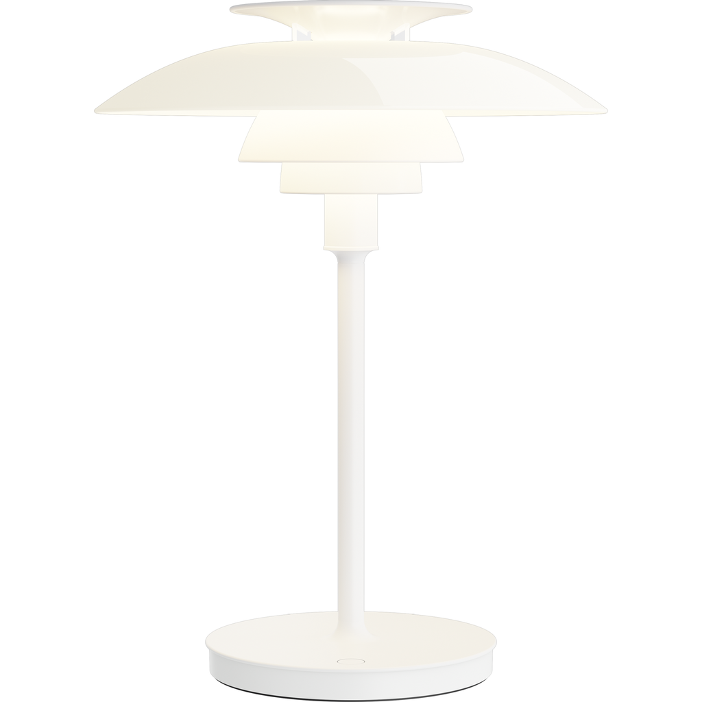 PH 80 portable opalhvid/hvid bordlampe