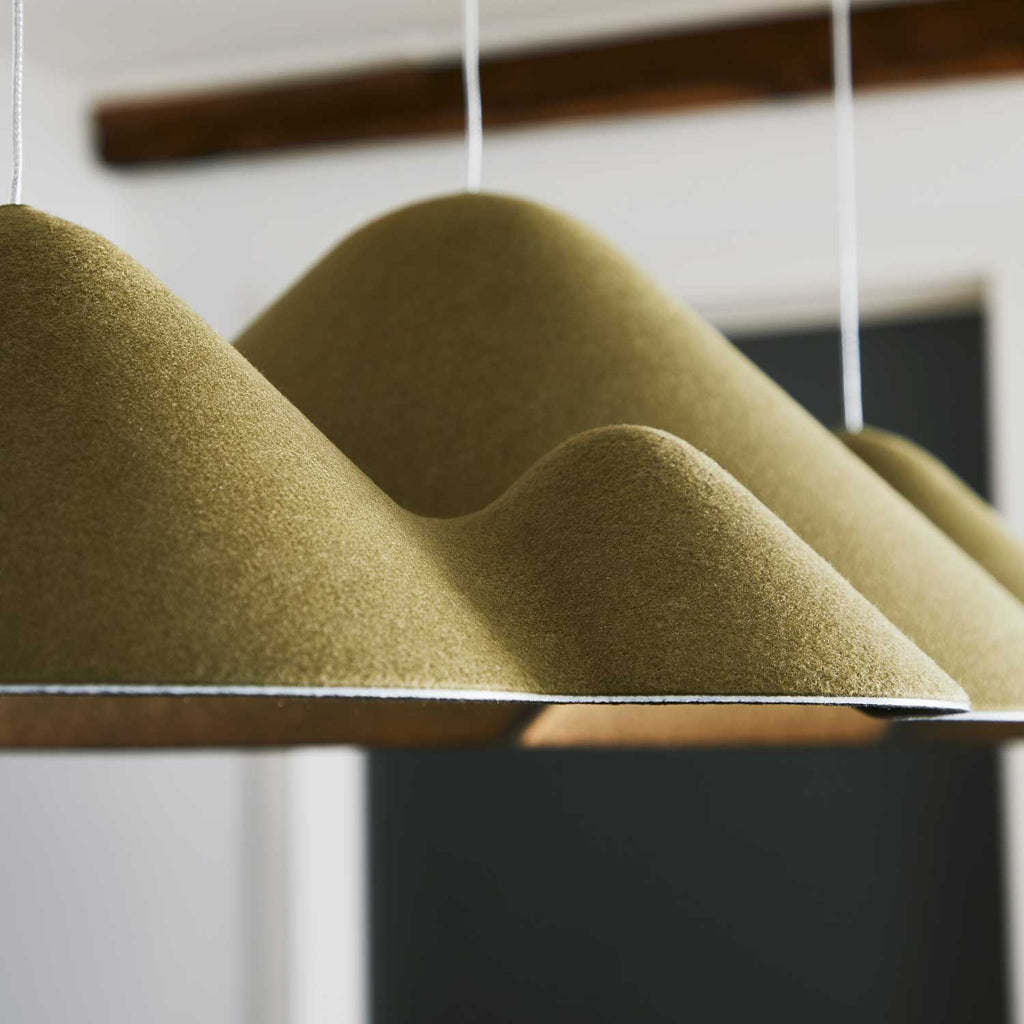 Panorama L LED pendel grøn/sort