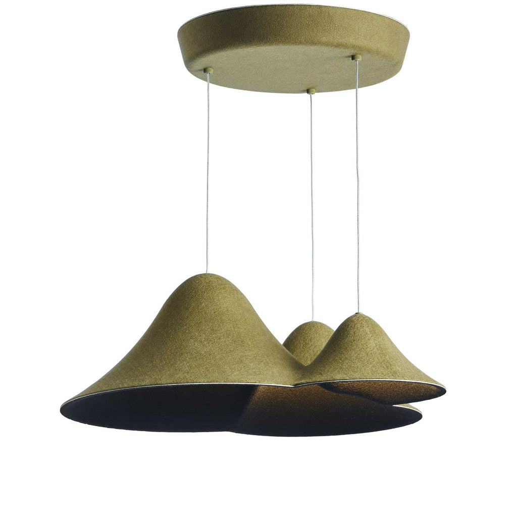 Panorama S LED pendel grøn/sort