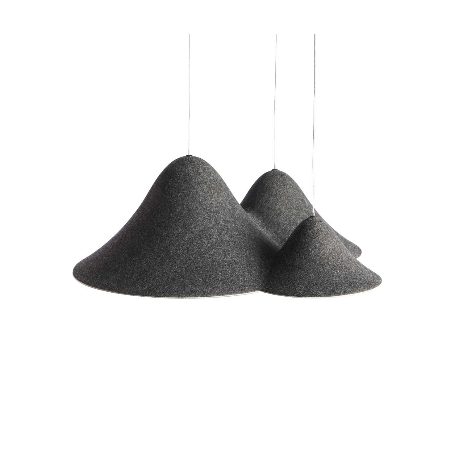 Panorama S LED pendel mix sort/grå