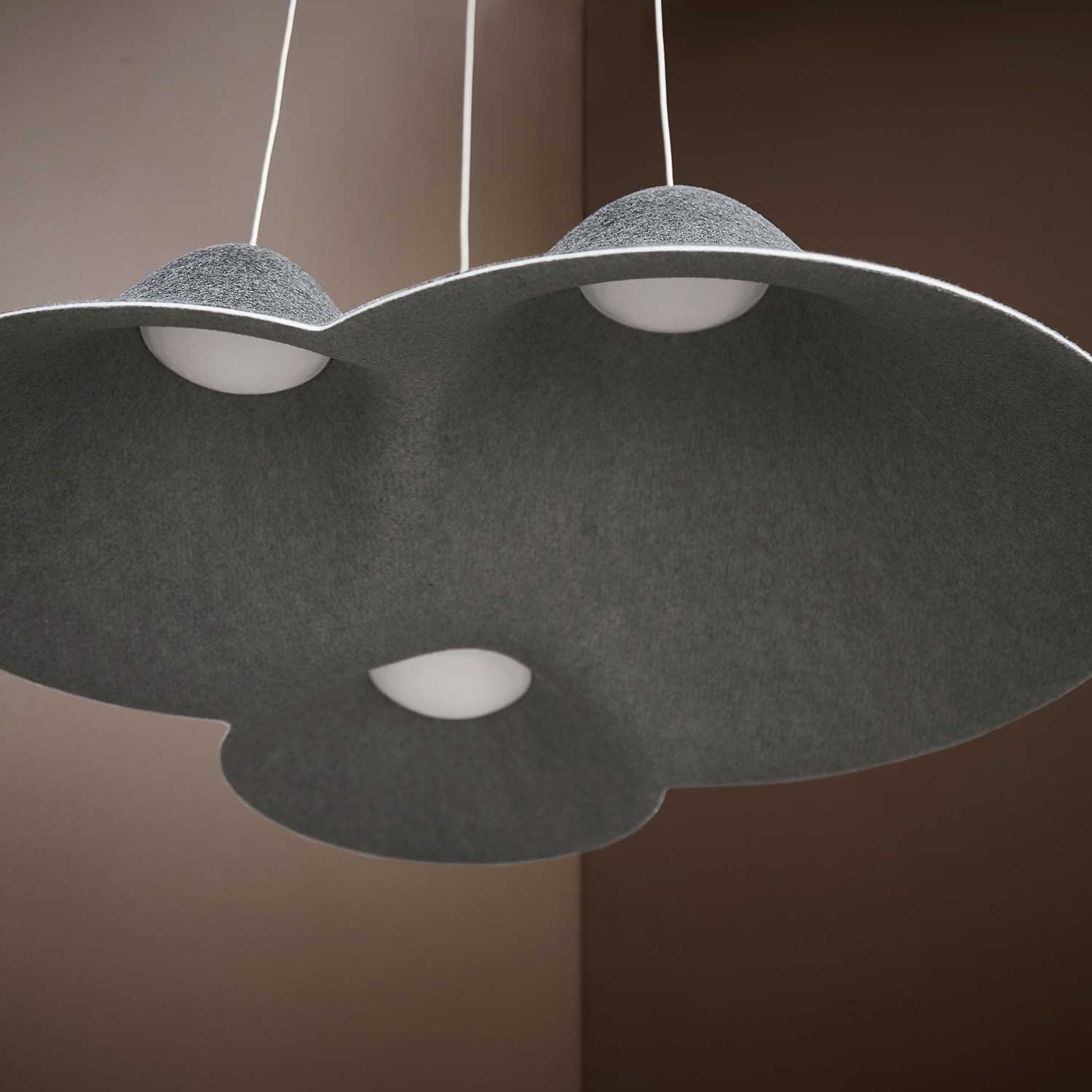 Panorama S LED pendel mix sort/grå