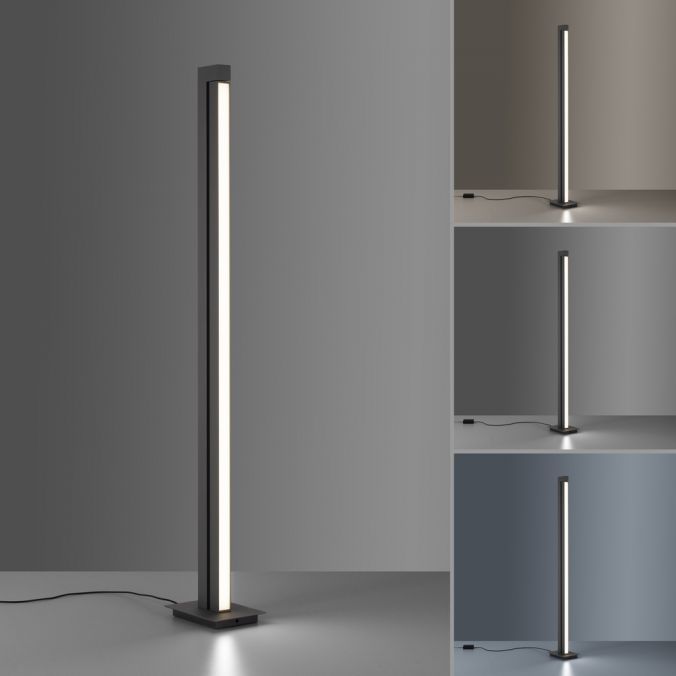 Pure-Lines LED gulvlampe antracit