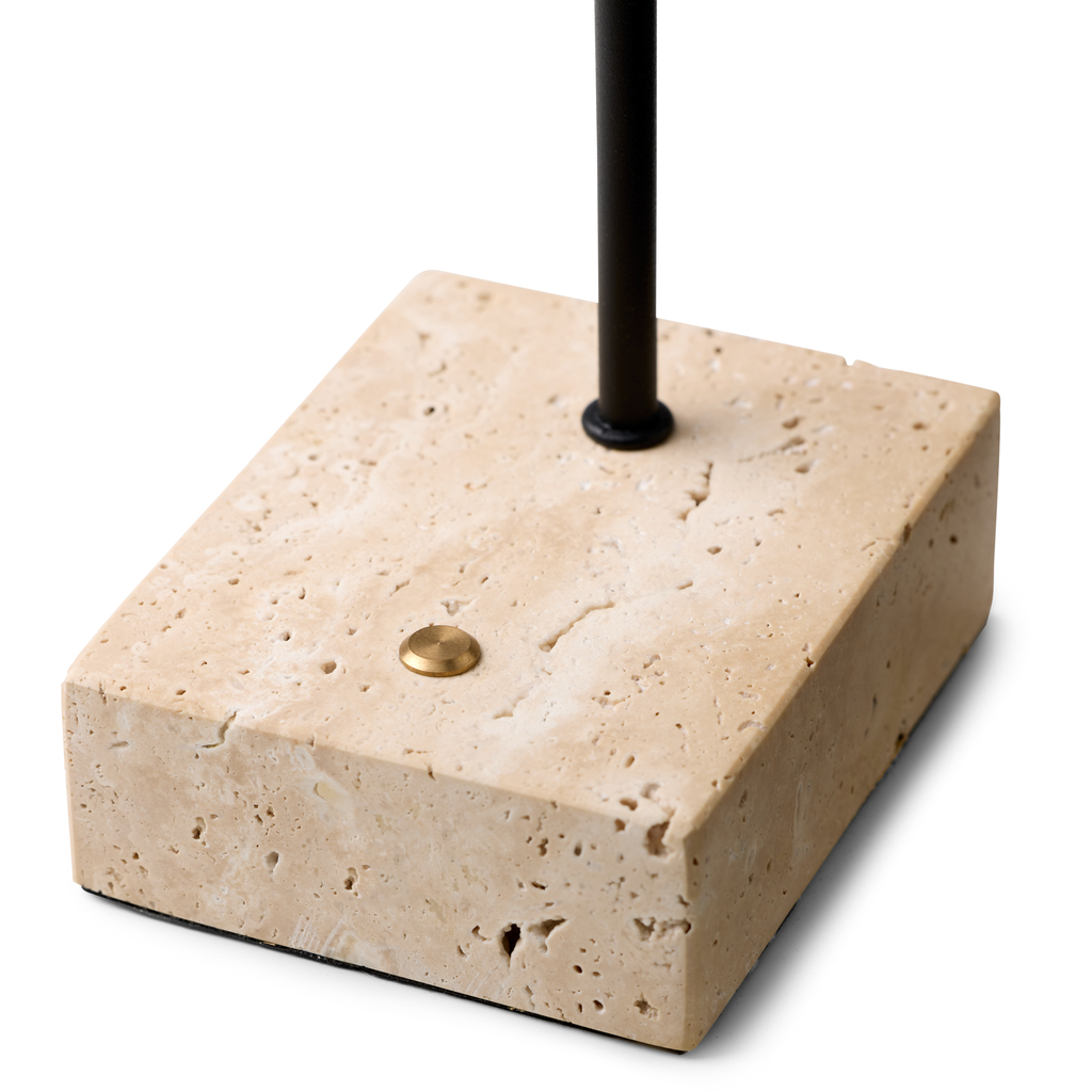 Question sort antik messing/opal glas transportabel bordlampe