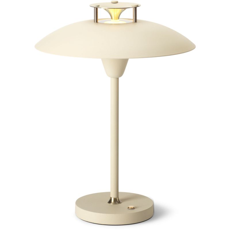 Stepp 1-2-3 creme transportabel bordlampe