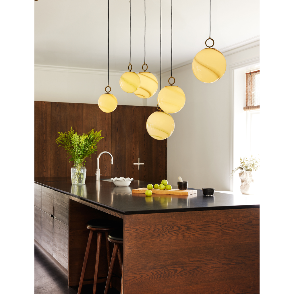 Stockholm pendel ø24 Marble grøn