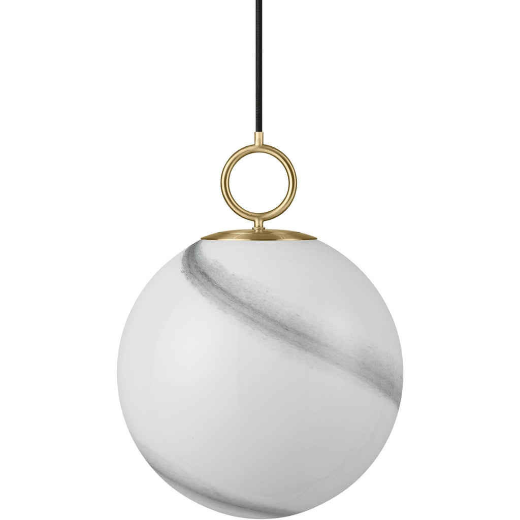 Stockholm pendel ø30 marble grå
