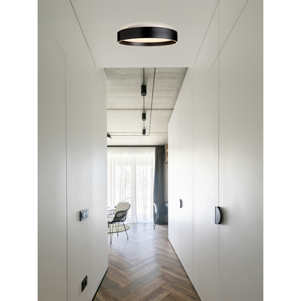 Backlight String Ø40 36 trins led dæmp sort loftlampe