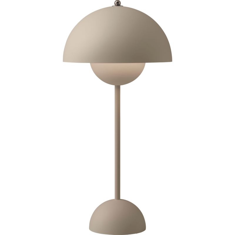flowerpot VP3 mat beige bordlampe