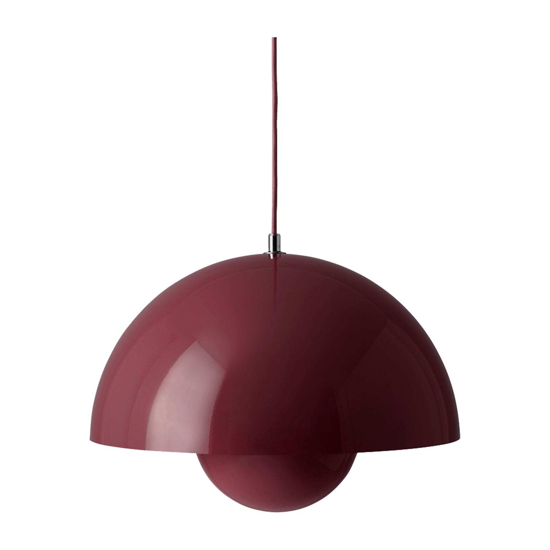 Flowerpot VP7 dark plum pendel