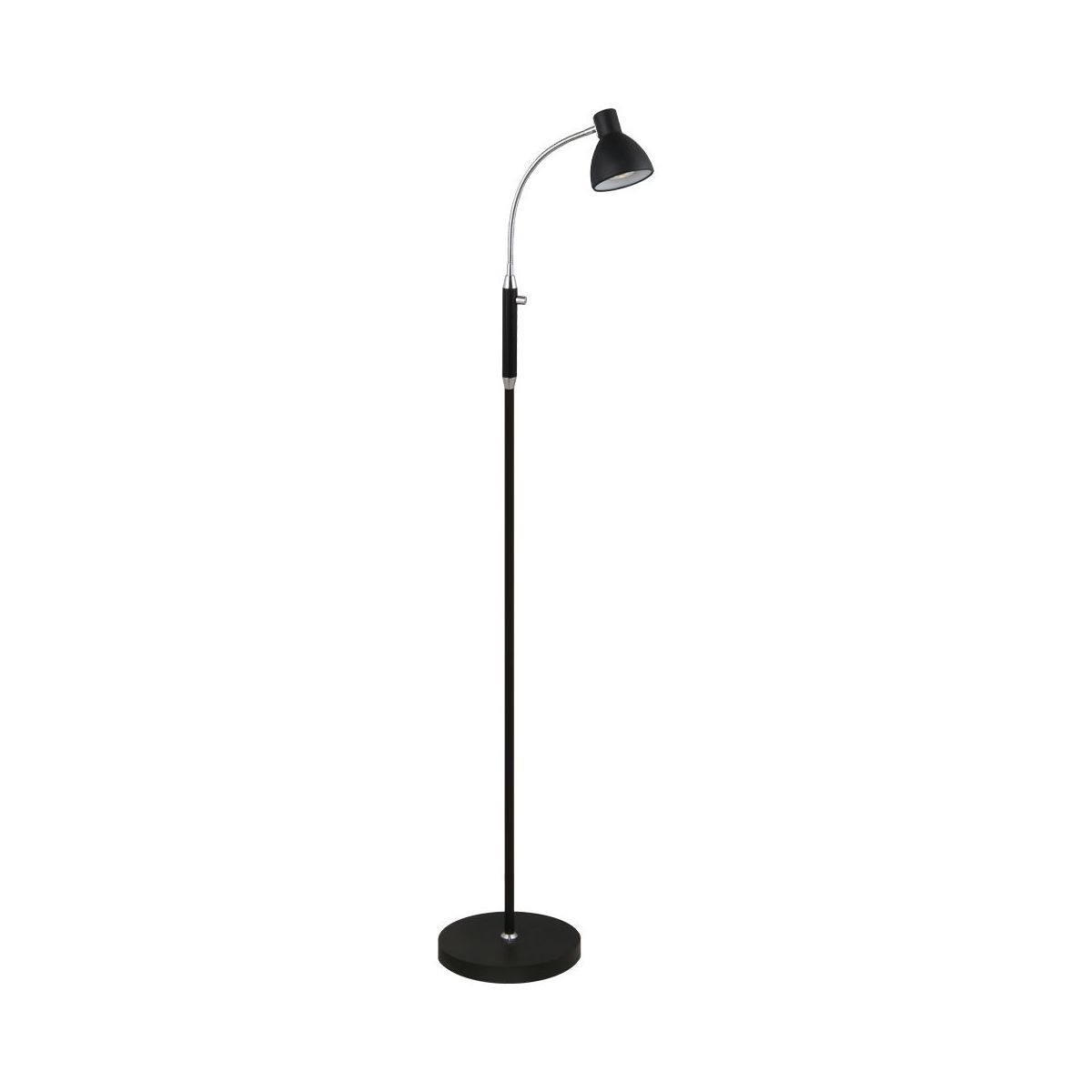 Hudson gulv 1 arm - Sort