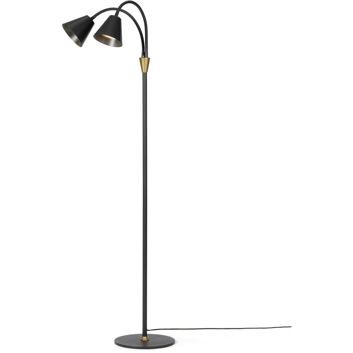 Hygge Gulvlampe 2 Arme Ø12 Grafit Sort