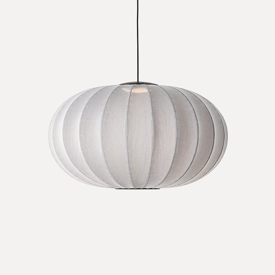 Knit-Wit 76 Oval Pendant LED, Silver