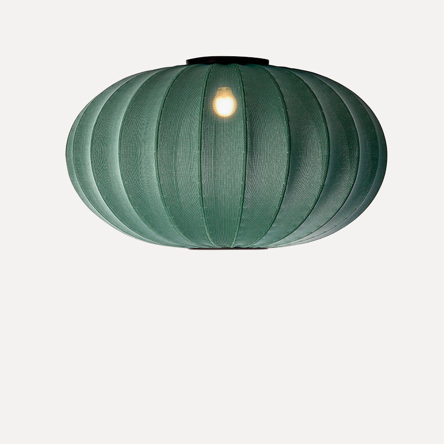 Knit-Wit 76 Oval Ceiling/Wall, Tweed Green