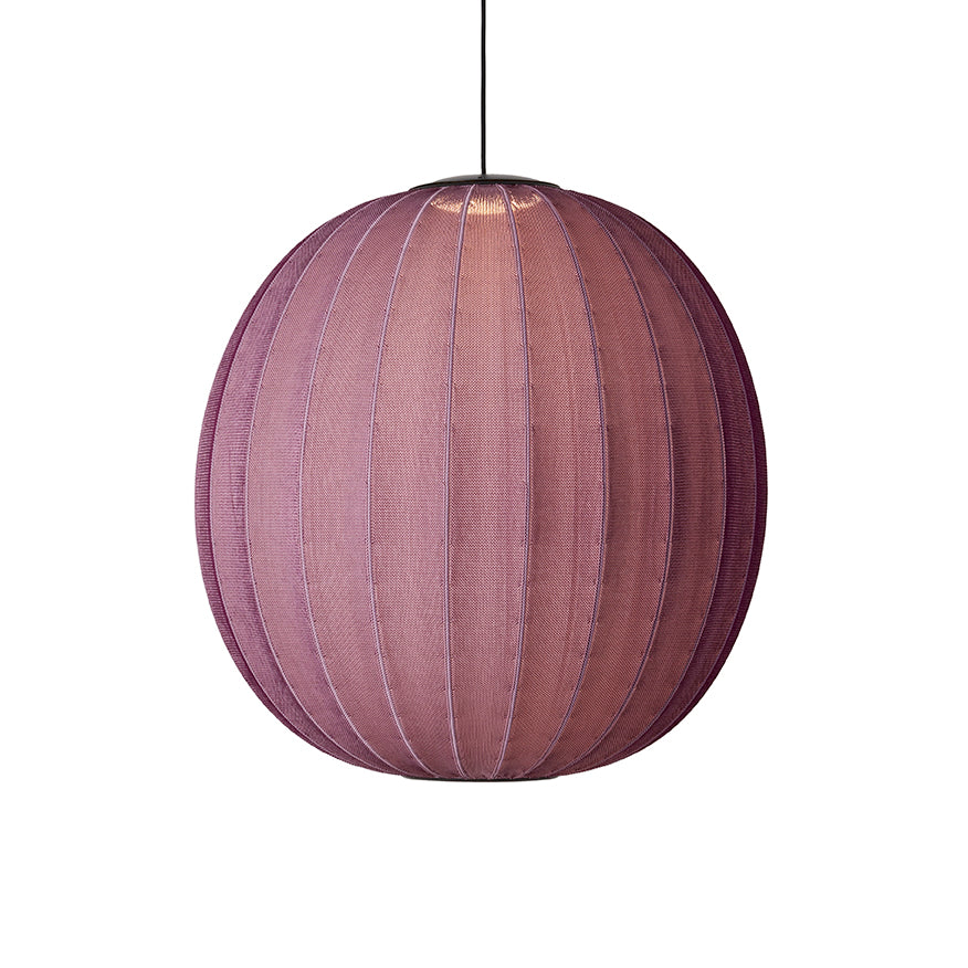 Knit-Wit 75 Round Pendant LED, Burgundy