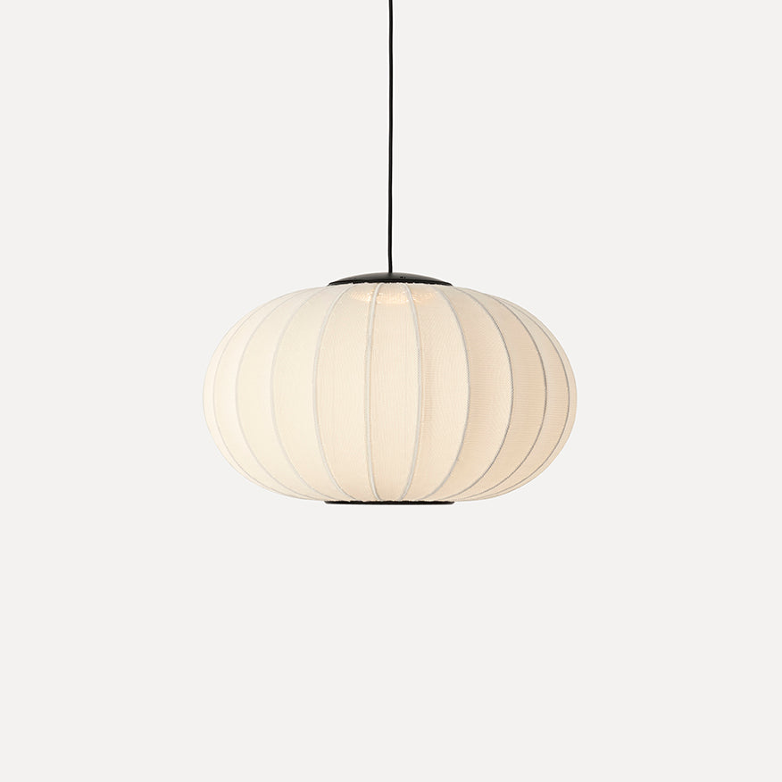 Knit-Wit 57 Oval Pendant LED, Pearl White