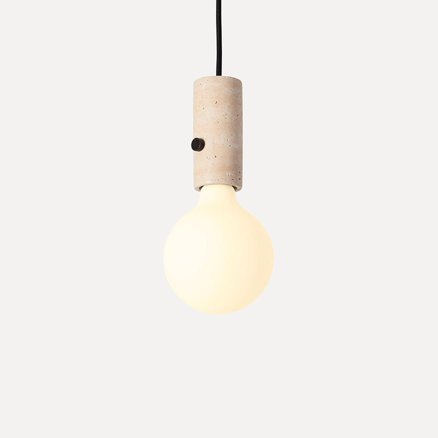 Core Pendant/Table, Creme Travertine